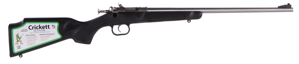 Cricket Youth 22 WMR 16.12" Blued Barrel 1Rd Black