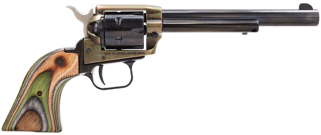 Heritage Firearms Rough Rider Case Hardened .22 LR 6.5" Barrel 6Rds Cocobolo Grips 