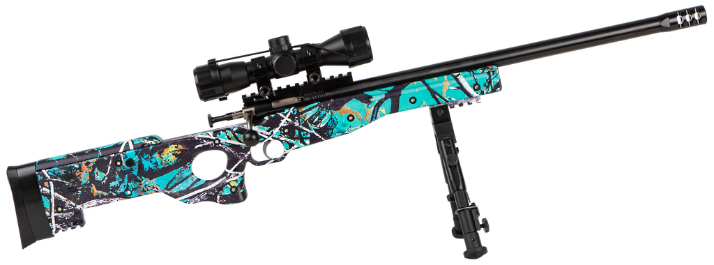 Crickett Precision Package 22 LR Caliber 16.12" Barrel 1Rd Muddy Girl