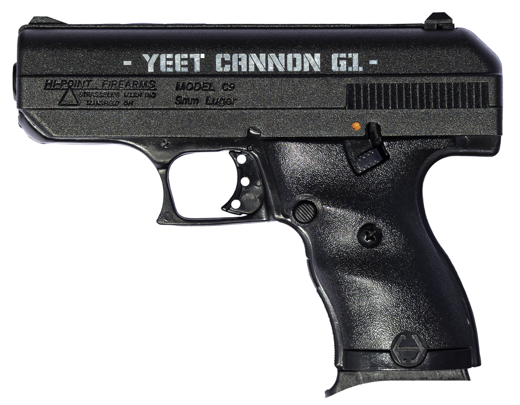 Hi-Point Firearms C9 Yeet Cannon G1 9mm 3.5" Barrel 8Rds Black