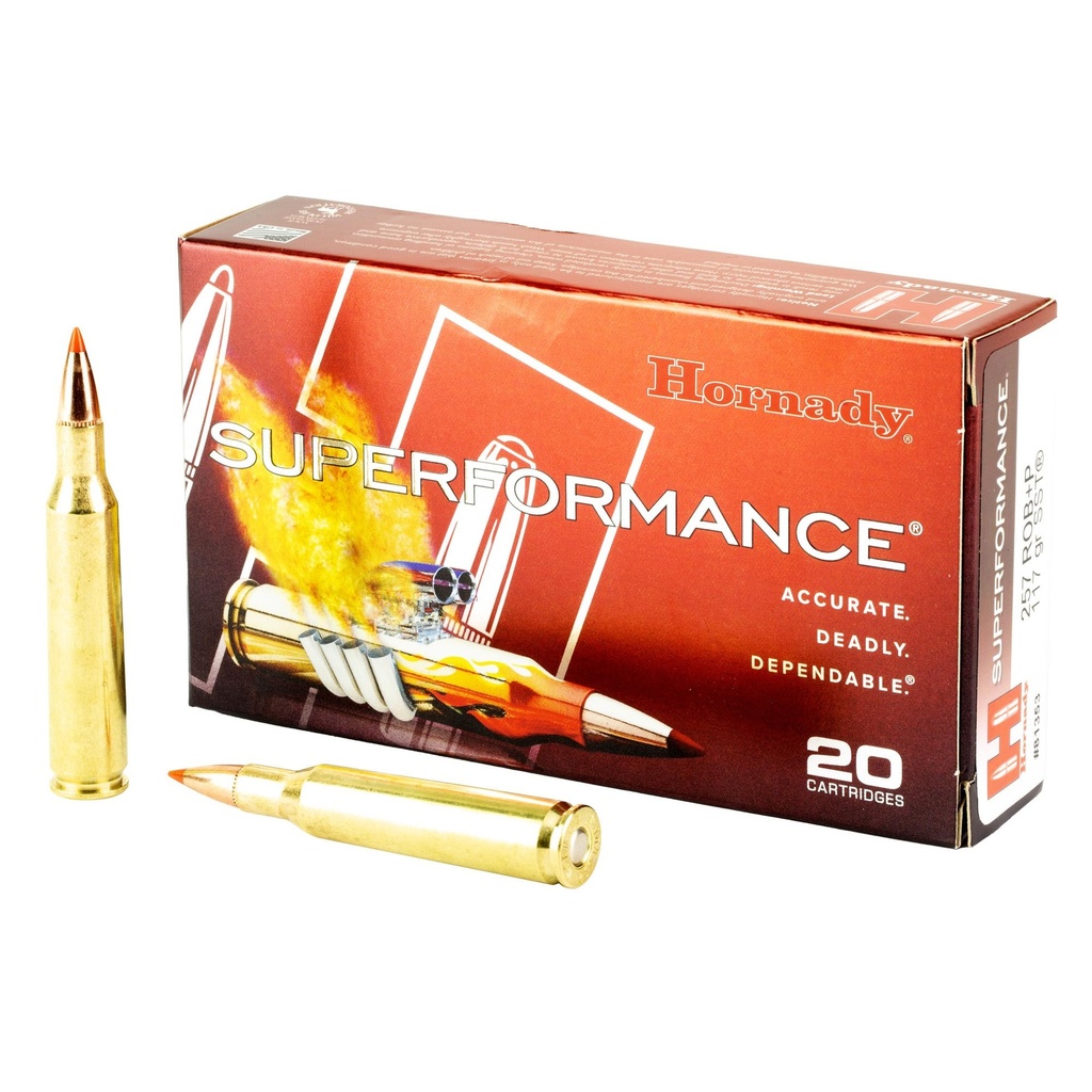 Hornady Superformance 257 Roberts 117Gr SST +P 20 Round Box 