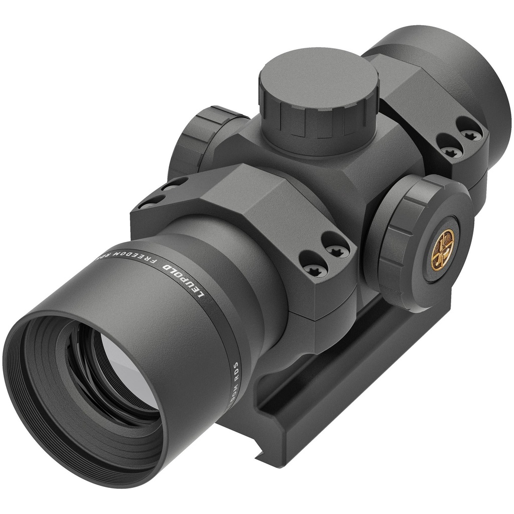 Leupold Freedom RDS 1MOA Red Dot 27mm Objective 34mm Tube Matte Black AR-Height Mount Included 