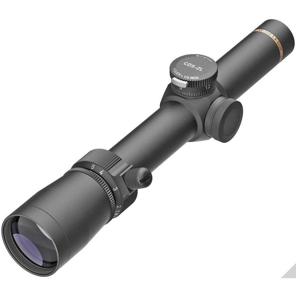Leupold VX-3HD Rifle Scope 1.5-5X20 Duplex 1" Matte Black Finish 
