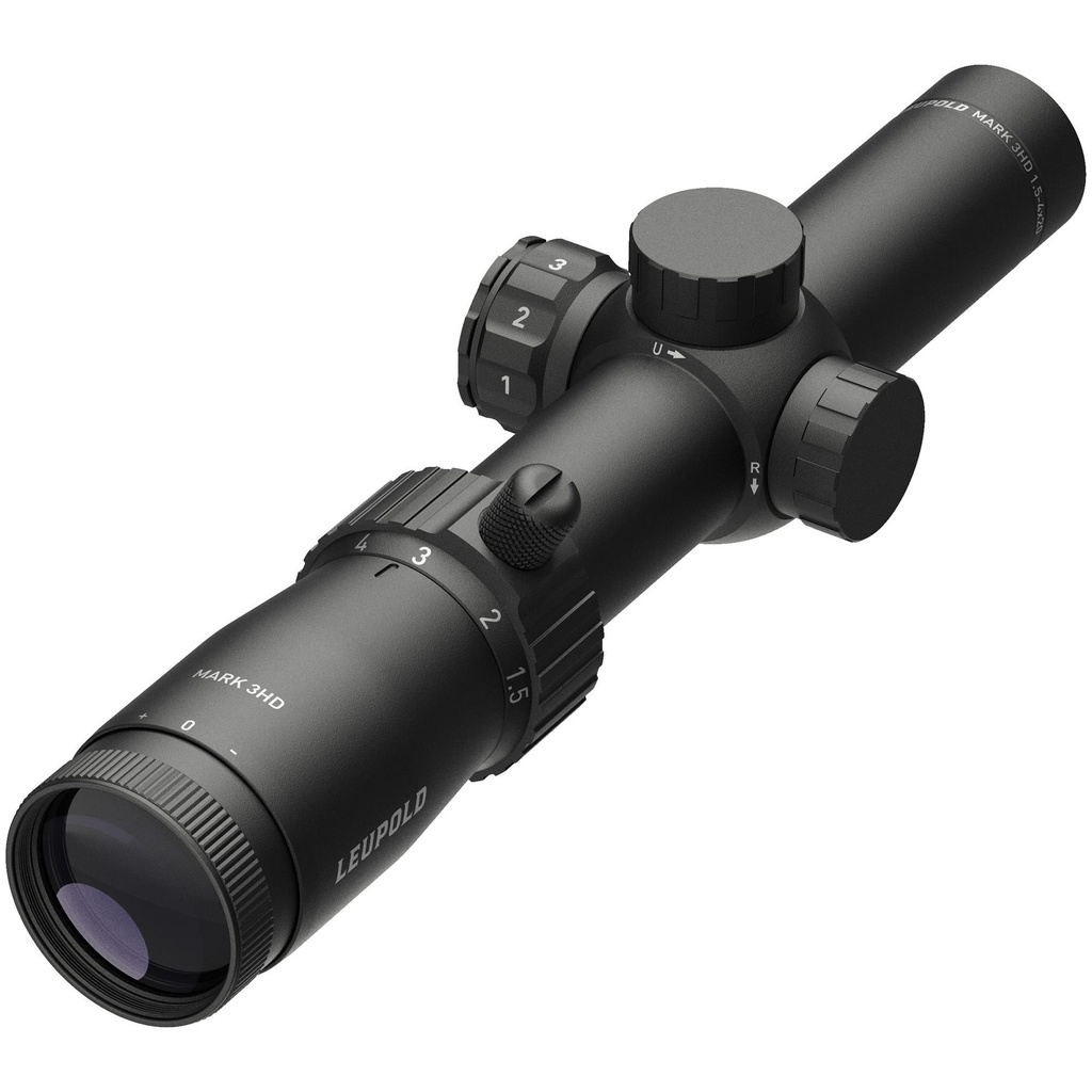 Leupold Mark 3HD Rifle Scope 1.5-4X20mm 30mm Maintube Matte Black FireDot BDC Illuminated Reticle 