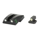 Meprolight Tru-Dot Tritium Fixed Sights Green/Green Fits S&W 1911 Full Size Novak Cut 