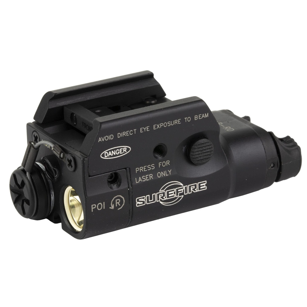 Surefire XC2-B-RD Weaponlight Fits Pistol and Picatinny Rails 300 Lumen Red Laser Black 