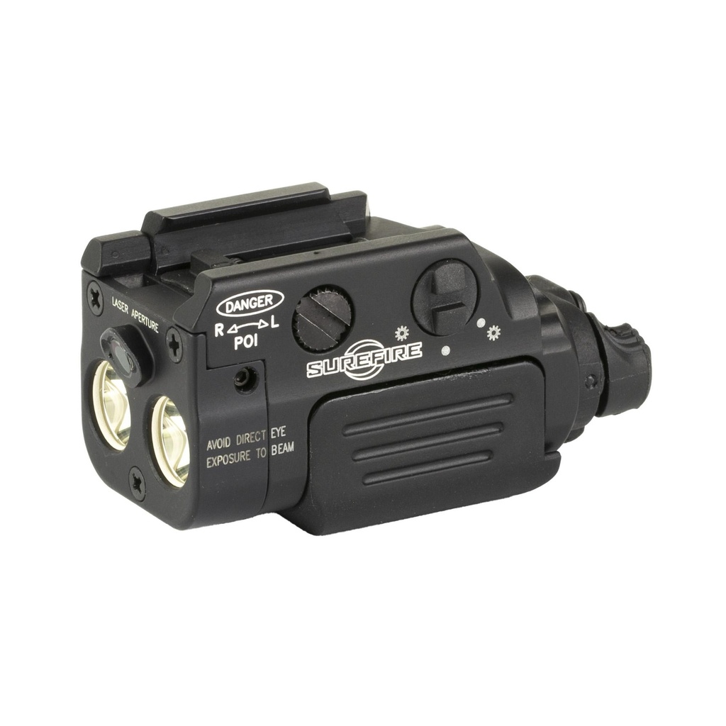 Surefire XR2-A-GN Rechargeable Weaponlight w/Laser Fits Pistol and Picatinny Rails 800 Lumens Green Laser Black 