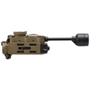 Streamlight Sidewinder Stalk Military Helmet Light System w/ Flexible Stalk 76 Lumens 12-200 Candela 5.6 Hours of Run Time on High 95 Hours of Run Time on Low 28 Meter Beam Distance Accepts CR123A & AA Batteries Coyote 