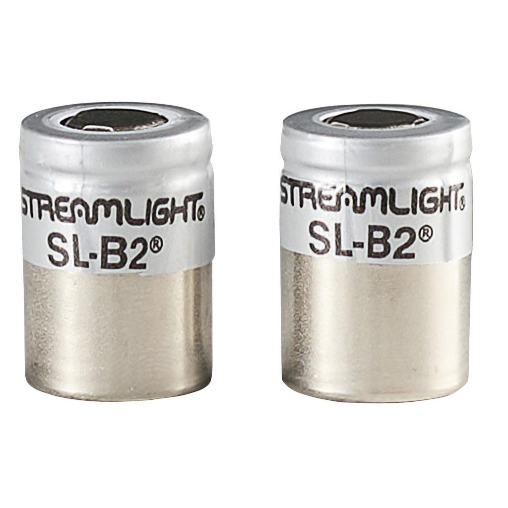 Streamlight SL-B2 Rechargeable Battery 2 Pack Silver and Black 