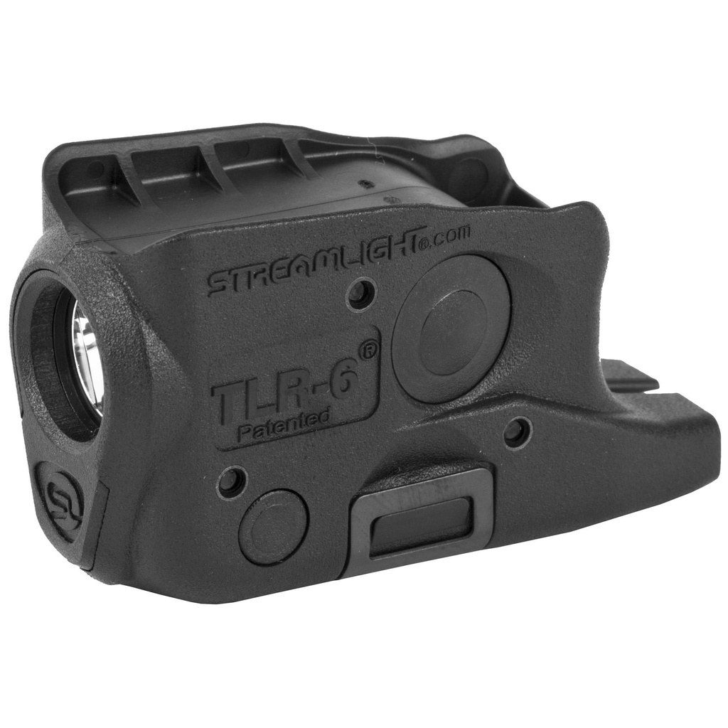 Streamlight TLR-6 Weaponlight Fits Glock 26/27/33 White LED 100 Lumens Includes 2 CR 1/3N Lithium Batteries Black 