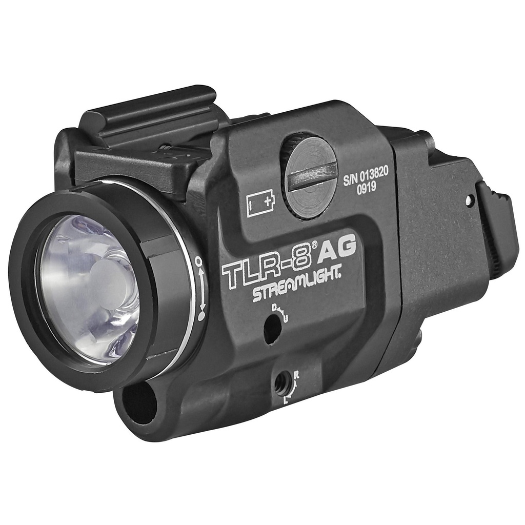Streamlight TLR-8A G Flex Black 500 Lumens 1.5 Hour Runtime Green Laser Comes with High and Low Switch and (1) CR123A Lithium Battery 
