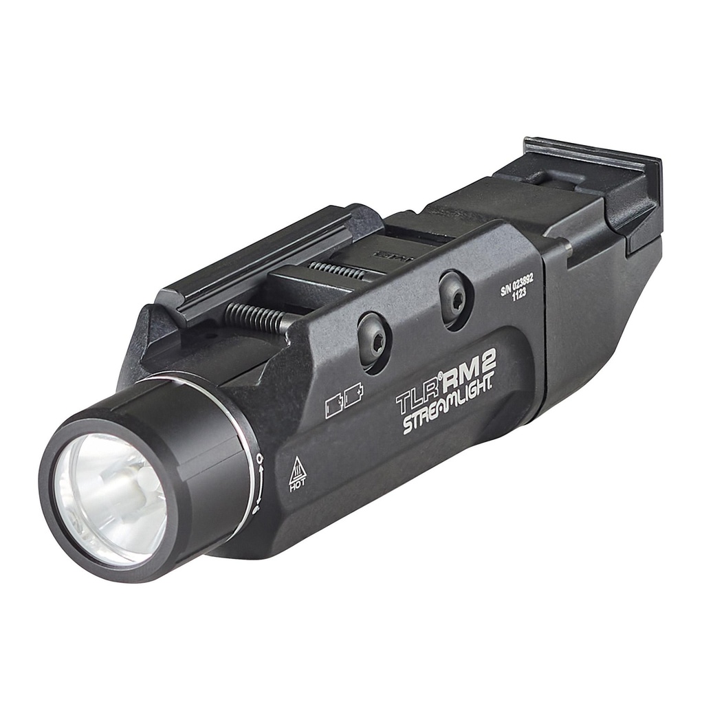 Streamlight TLR RM 2 Weaponlight 1000 Lumens 1.5 Hour Runtime Black Includes Key Kit and (2) CR123A Lithium Battery 