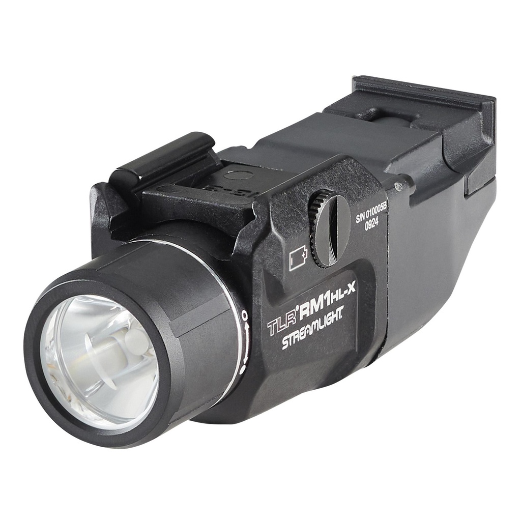 Streamlight TLR RM 1 HL-X Weaponlight 1,000 Lumens 22,000 Candela Black Includes Key Kit (1) SL-B9 Battery Pack and USB-C Cord 