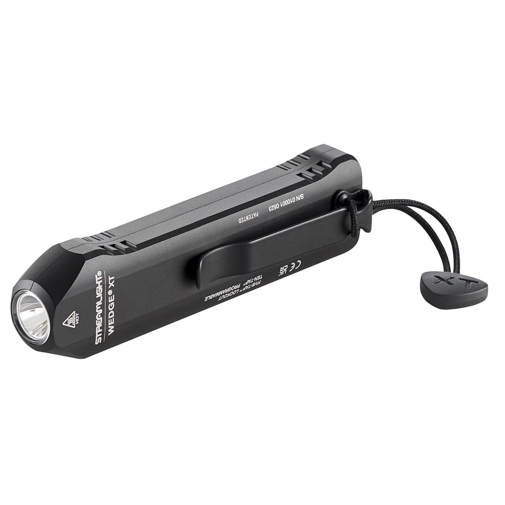 Streamlight Wedge XT Rechargeable Flashlight 500 Lumens USB Charging Cord Black 