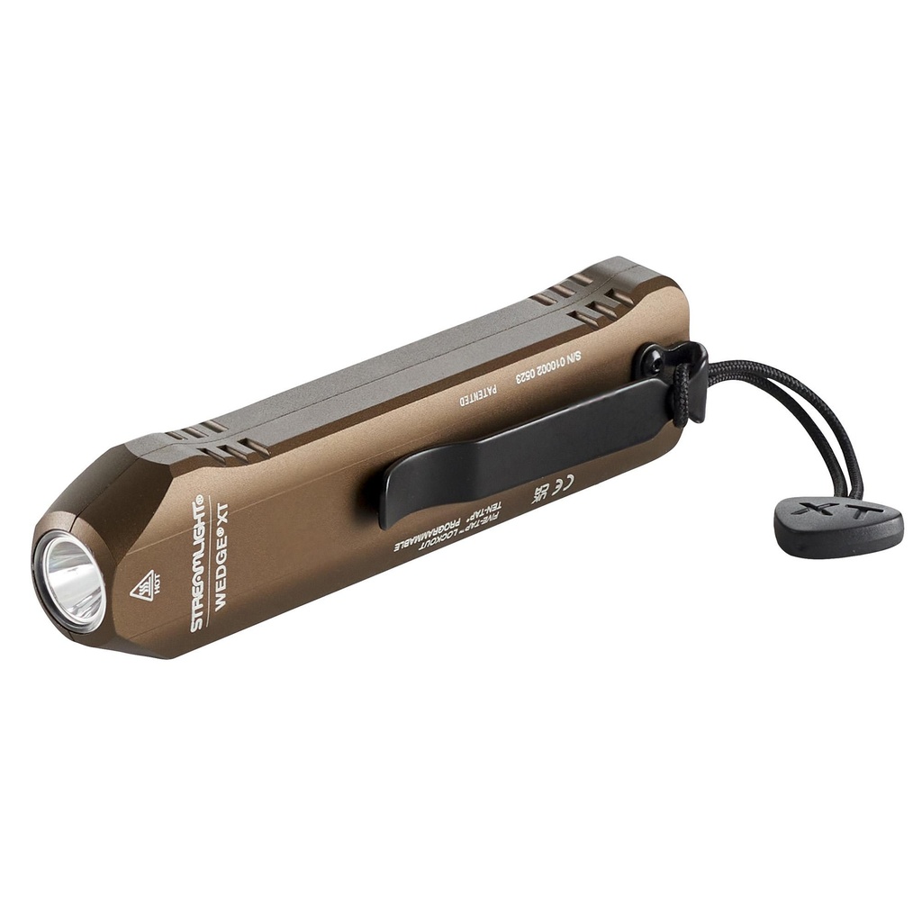 Streamlight Wedge XT Rechargeable Flashlight 500 Lumens USB Charging Cord Coyote 