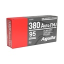 Aguila Ammunition Pistol 380ACP 95 Grain Full Metal Jacket 50 Round Box 