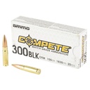 Ammo Inc Compete 300 Blackout 155 Grain Open Tip Match Bullet 20 Round Box 