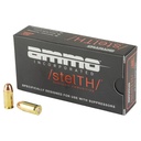 Ammo Inc Stealth Subsonic 45 ACP 230 Grain Total Metal Coating Bullet 50 Round Box 