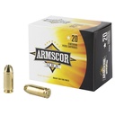 Armscor 40 S&W 180 Grain Jacketed Hollow Point 20 Round Box 
