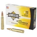 Armscor 223 Rem 55 Grain Full Metal Jacket 20 Round Box 