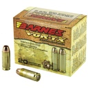 Barnes VOR-TX 10mm 155 Grain XPB Jacketed Hollow Point Lead Free 20 Round Box California Certified Nonlead Ammunition 