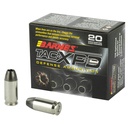 Barnes TAC-XPD 45ACP+P 185 Grain TAC-XP Hollow Point Lead Free 20 Round Box California Certified Nonlead Ammunition 