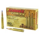Barnes VOR-TX 30-06 168 Grain Tipped Triple Shock X Boat Tail Lead Free 20 Round Box California Certified Nonlead Ammunition 