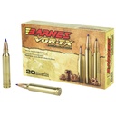 Barnes VOR-TX 300WIN 165 Grain Tipped Triple Shock X Boat Tail Lead Free 20 Round Box California Certified Nonlead Ammunition 