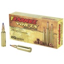 Barnes VOR-TX 300WSM 165 Grain Tipped Triple Shock X Boat Tail Lead Free 20 Round Box California Certified Nonlead Ammunition 
