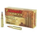 Barnes VOR-TX 308WIN 168 Grain Tipped Triple Shock X Boat Tail Lead Free 20 Round Box California Certified Nonlead Ammunition 