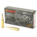 Barnes Precision Match 6mm Creedmoor 112 Grain Open Tip Boat Tail 20 Round Box 