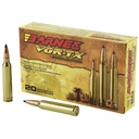 Barnes VOR-TX 7mm REM 140 Grain Tipped Triple Shock X Boat Tail Lead Free 20 Round Box California Certified Nonlead Ammunition 