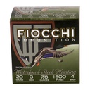 Fiocchi Ammunition Flyway Steel Waterfowl 20 Gauge 3 #4 Steel Shot 25 Round Box