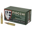 Fiocchi Ammunition Rifle 223 Remington 55 Grain Pointed Soft Point 50 Round Box 