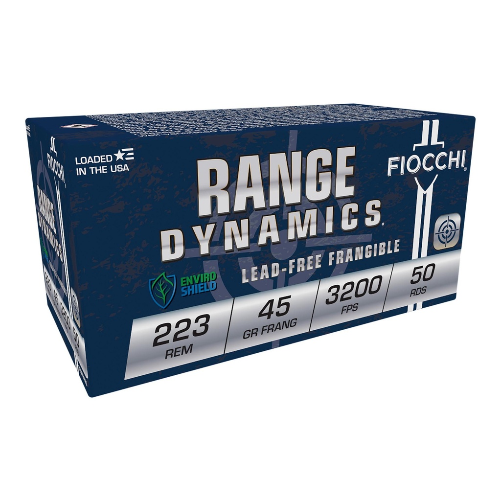 Fiocchi Ammunition Fiocchi Rifle 223 Remington 45 Grain Frangible 50 Round Box 