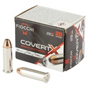 Fiocchi Ammunition COVERT X 38 Special +P 125 Grain Jacketed Hollow Point 20 Round Box 