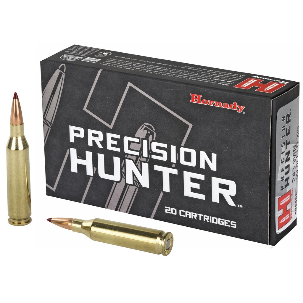 Hornady Precision Hunter 243 Winchester 90 Grain ELD-X 20 Round Box 
