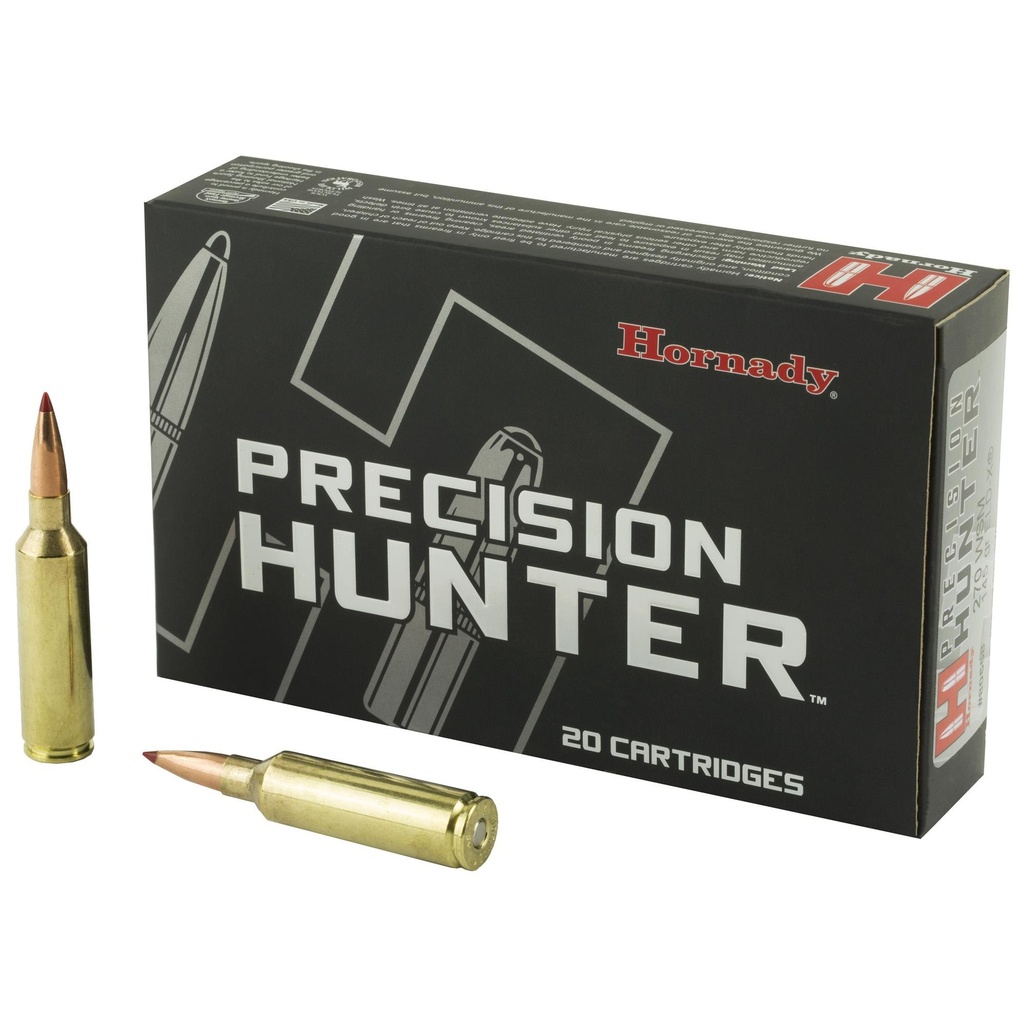 Hornady Precision Hunter 270 WSM 145 Grain ELD-X 20 Round Box 