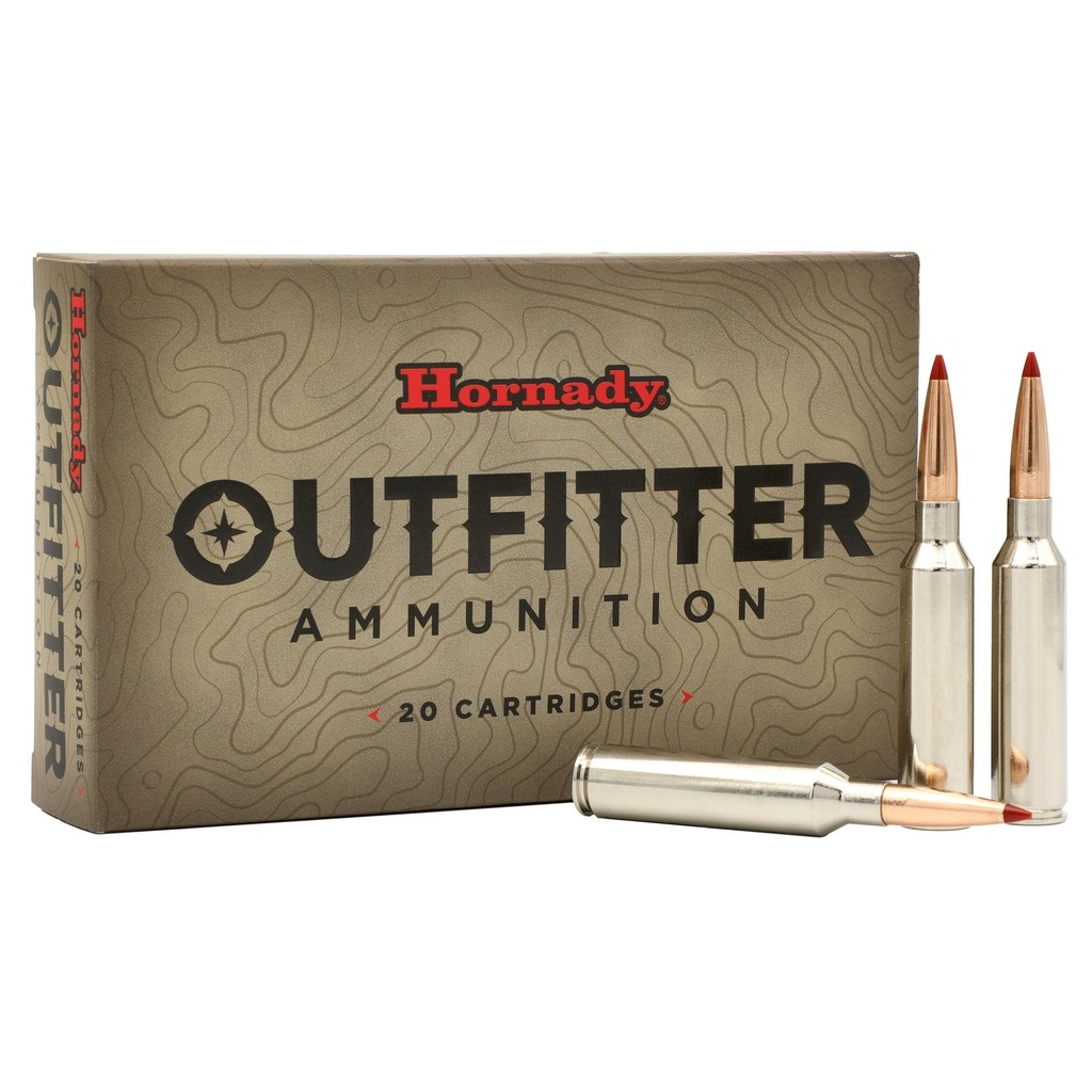 Hornady Outfitter 308 Winchester 180 Grain Copper alloy eXpanding Projectile 20 Round Box 