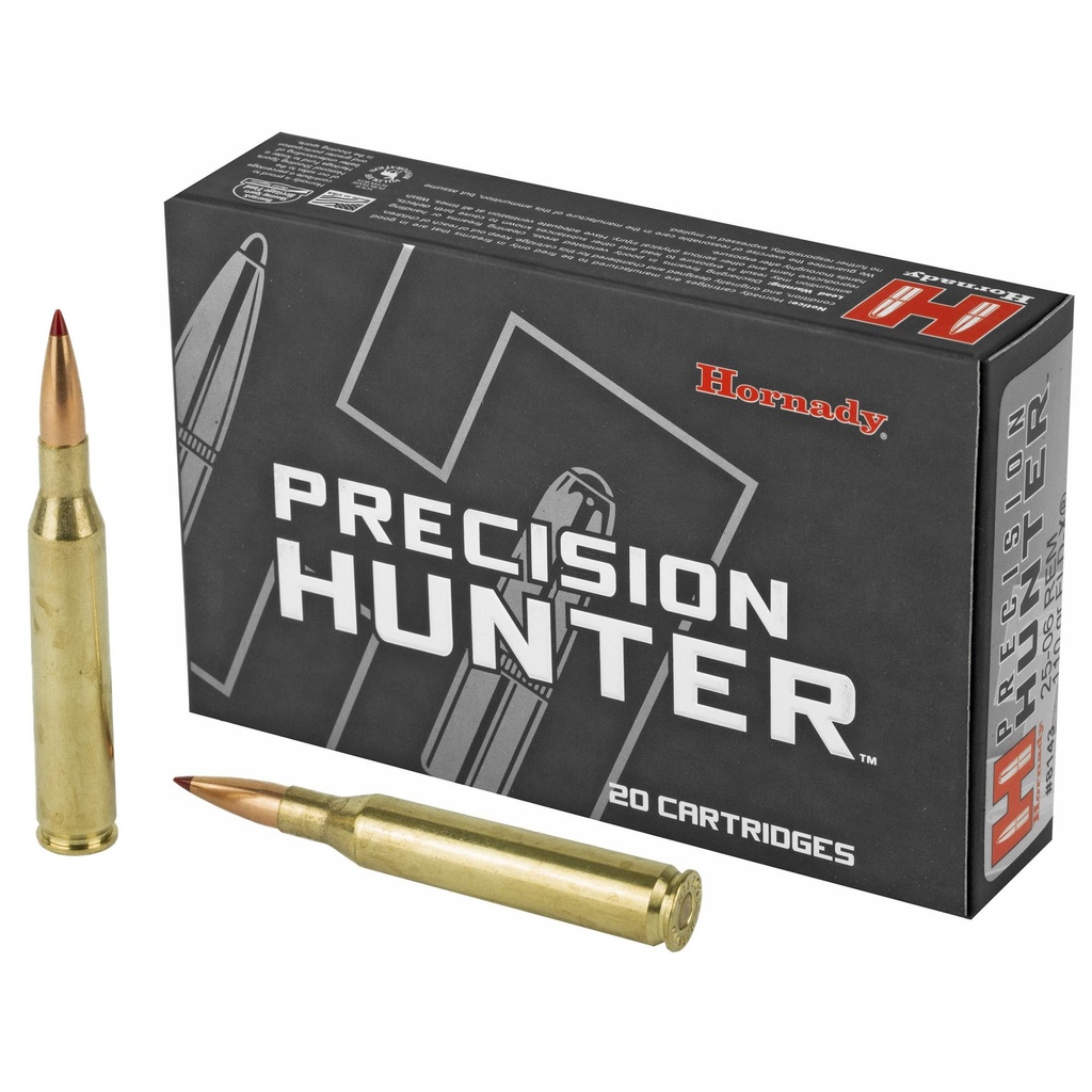 Hornady Precision Hunter 25-06 Rem 110 Grain ELD-X 20 Round Box 