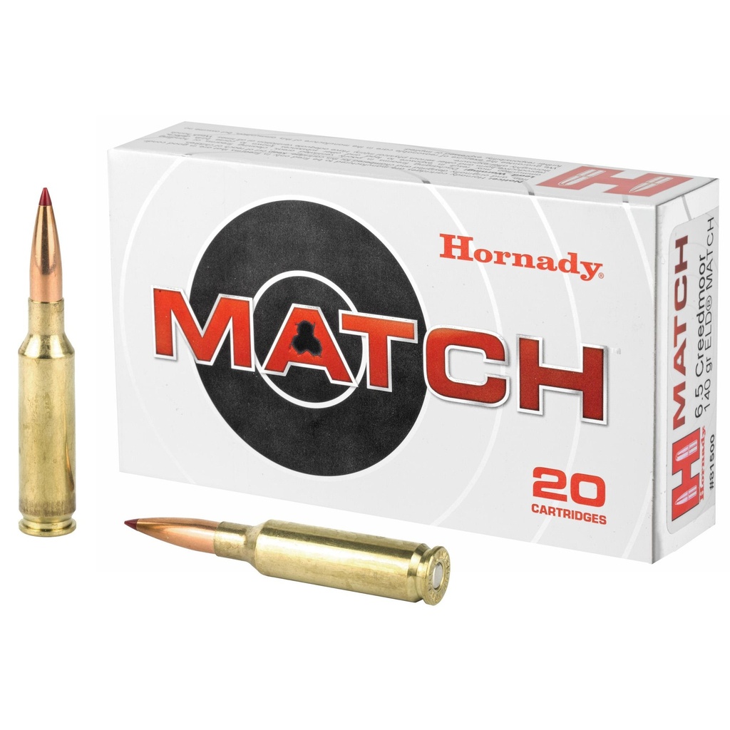 Hornady Match 6.5 Creedmoor 140 Grain ELD Match 20 Round Box 