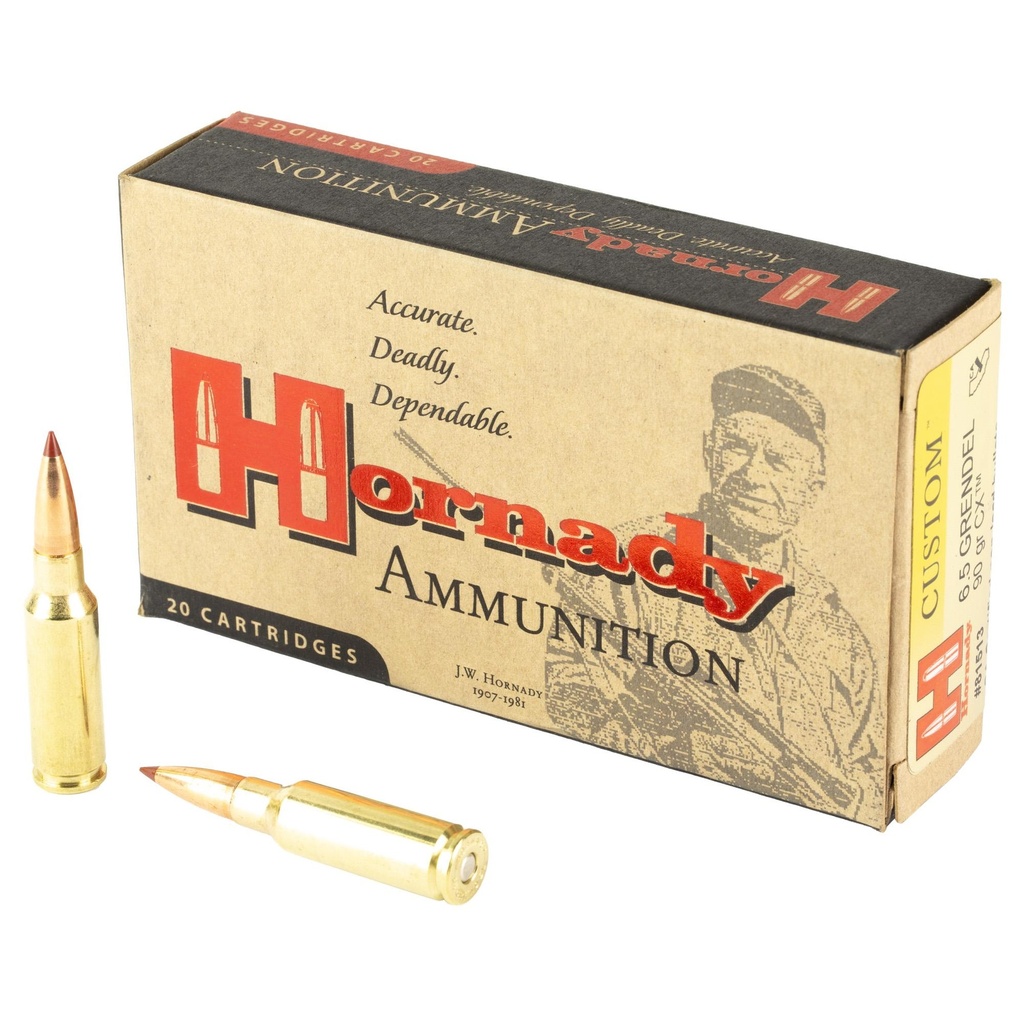 Hornady Custom 6.5 Grendel 90 Grain CX Bullet 20 Round Box 