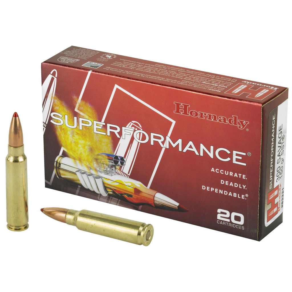 Hornady Superformance 300 Savage 150 Grain SST 20 Round Box 