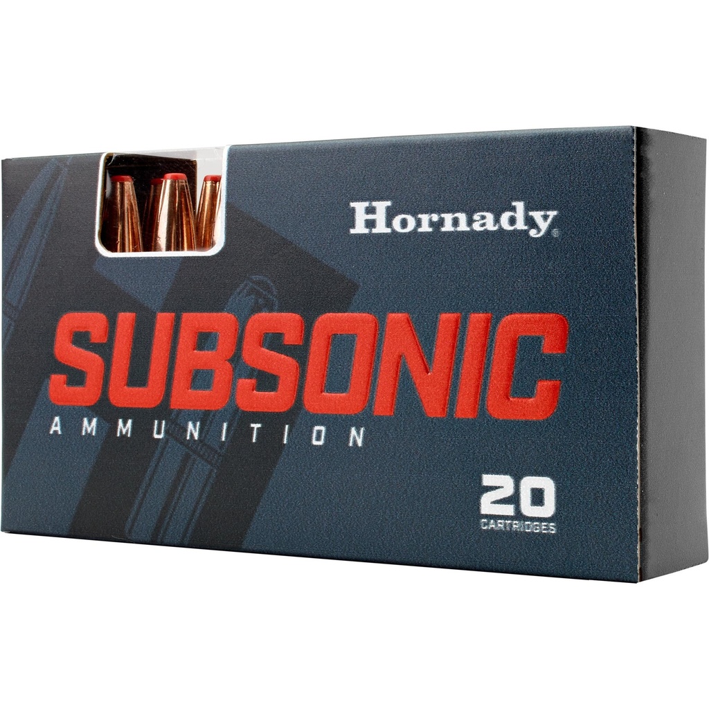 Hornady Subsonic 450 Bushmaster 395 Grain Sub-X 20 Round Box 