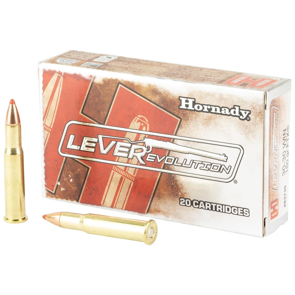 Hornady LeverEvolution 30-30 160 Grain FlexTip 20 Round Box 