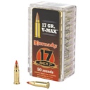 Hornady Varmint Express 17 Hornady Mach 2 17 Grain V-Max 50 Round Box 