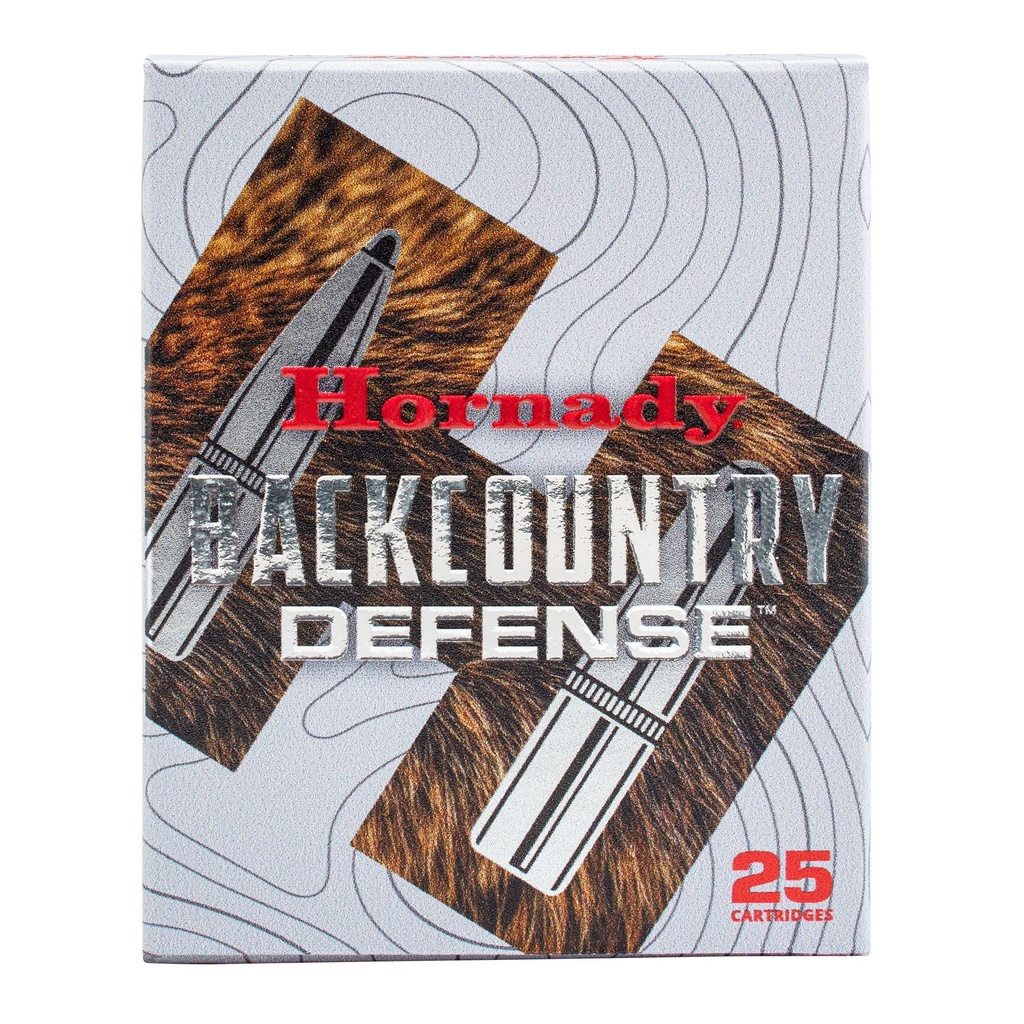 Hornady Backcountry Defense 357 Magnum 165 Grain Dangerous Game Handgun Bullet 25 Round Box 