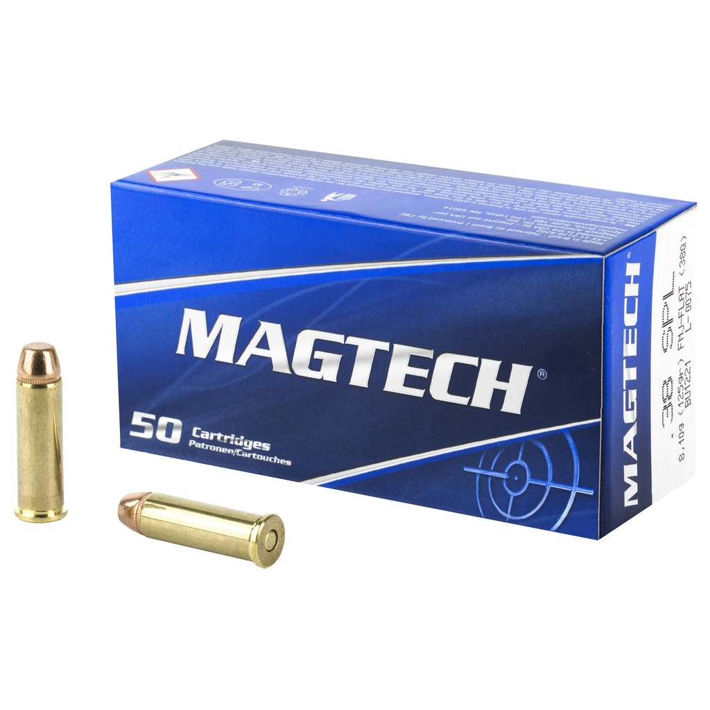 Magtech Sport Shooting 38 Special 125 Grain Full Metal Jacket Flat 50 Round Box 