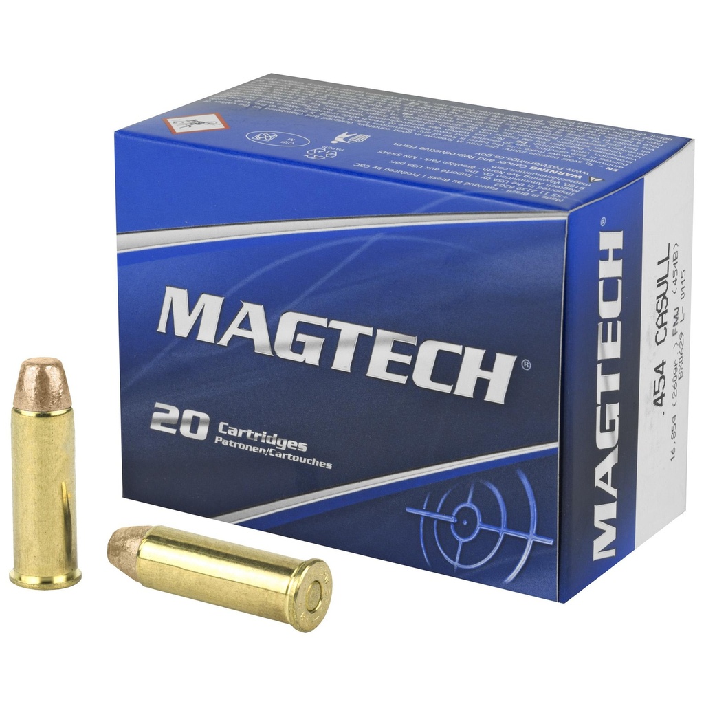 Magtech Sport Shooting 454 Casull 260 Grain Full Metal Jacket 20 Round Box 