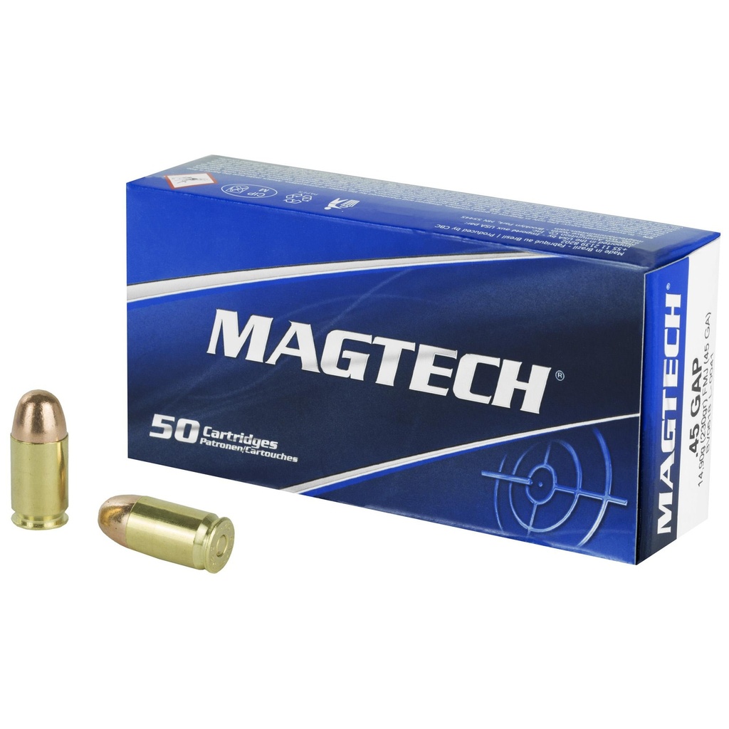 Magtech Sport Shooting 45GAP 230 Grain Full Metal Jacket 50 Round Box 